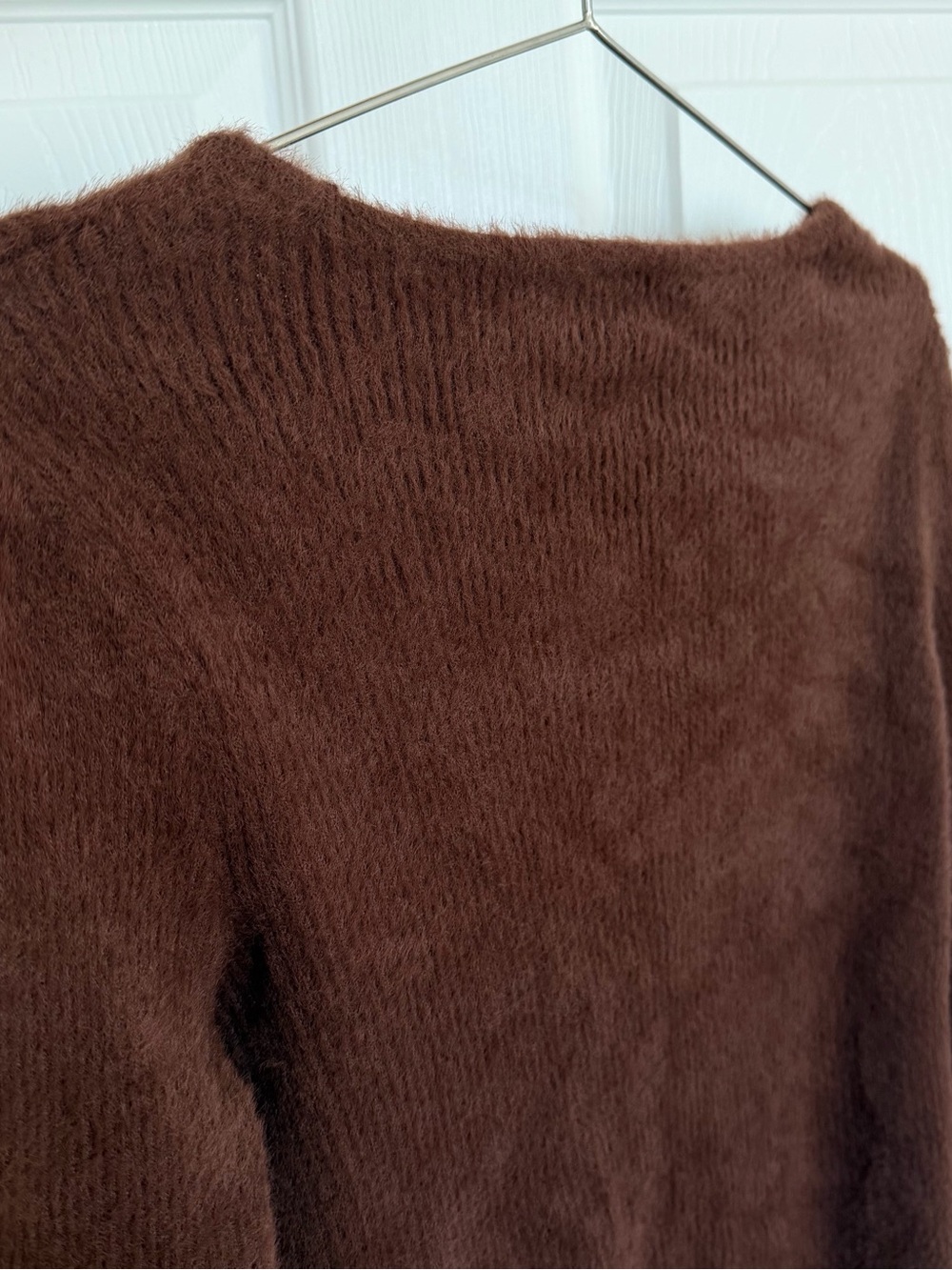 Urban Outfitters Noori Fluffy Tie-Front Top - Picture 4 of 7
